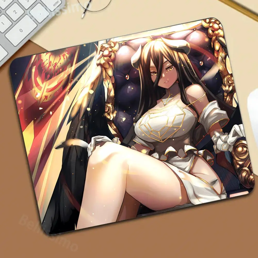 Albedo Overlord Gaming Mouse Pad XS Small 450x400mm Mousepad For PC Gamer Desktop Decoration Office Mouse Mat Deskmat Rug