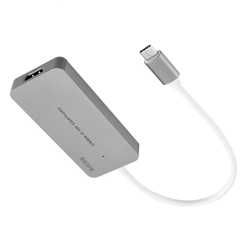 

HDMI To Type C USB 3.0 Карта аудио-видеозахвата Игровая записывающая коробка 1080P 60fps для камеры PS4 PS5 Ноутбук ПК Прямая трансляция