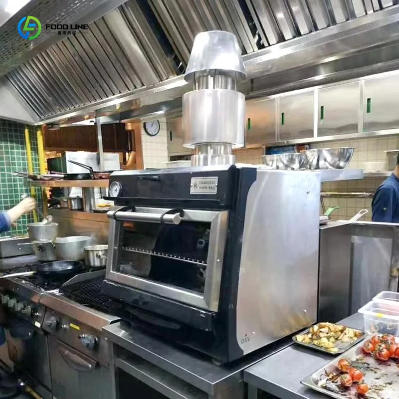 Customized Best Selling Commercial Steak BBQ Charcoal Grill Fruitwood Charcoal Making Oven Kitchen Equipment