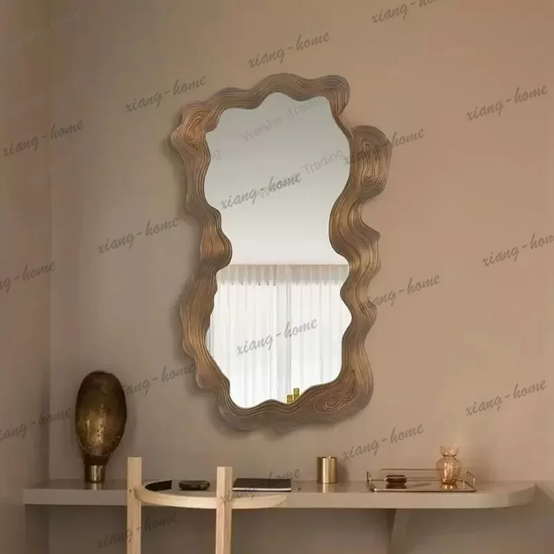 ld Artistic fireplace mirror dressing mirror living room entrance mirror wall hanging
