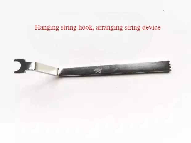 Piano tuning tool, hanging hook, string spacing gauge, string arranger