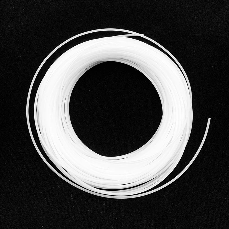 PTFE Tube ID 0.3 0.6 0.8 1 1.2 1.5 1.6 1.8 2 2.5 3 4 มม.F46 Capillary ฉนวนท่อแข็งท่ออุณหภูมิความต้านทานการกัดกร่อน