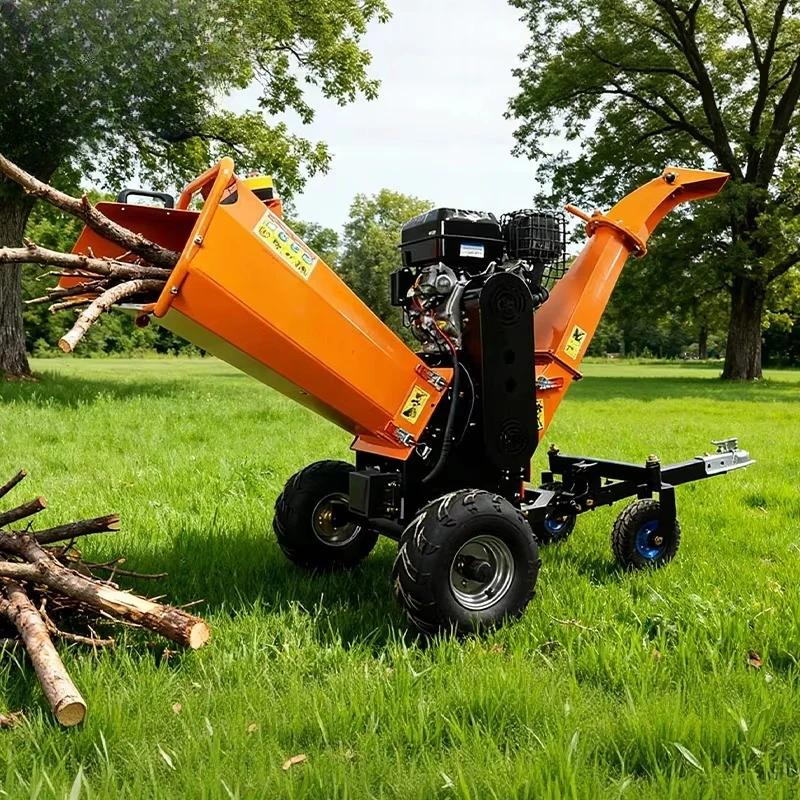 Electric Mini Wood Chipper 4 Inch Lightweight Compact Design Overload Protection Garden Lawn Branch Shredder High Efficiency