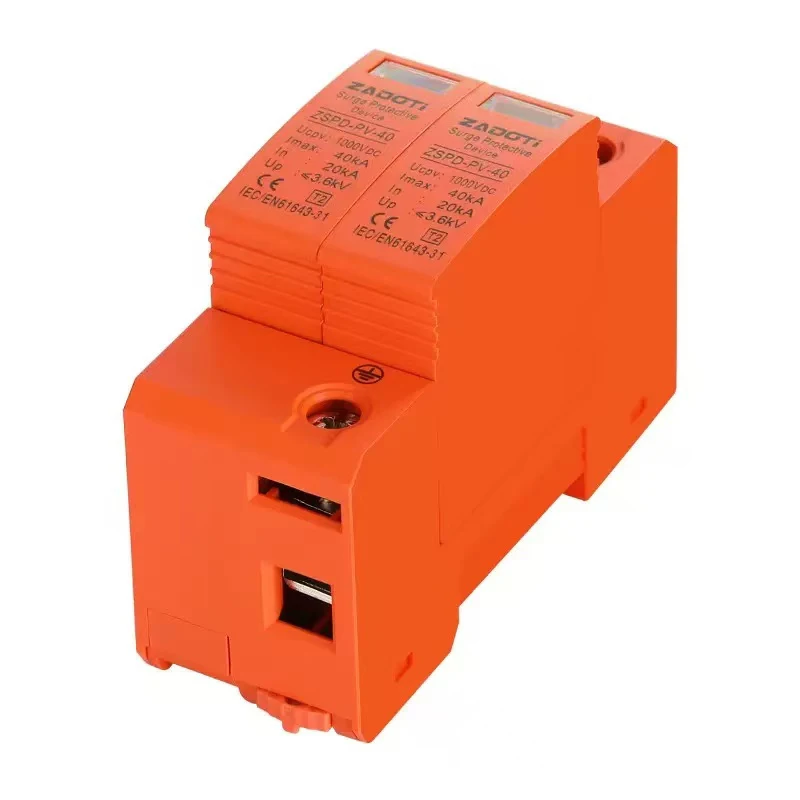 2P3P 40KADC 500V 1000V DC Surge Protector Photovoltaic Surge Arrester SPD for Power Supply Protection