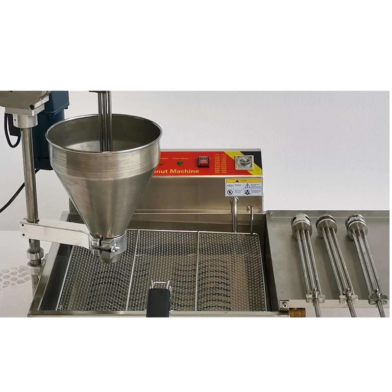 

Commercial Deep Fried Donut Maker with Retractable Automatic Glutinous Rice Dough Machine for Business Use