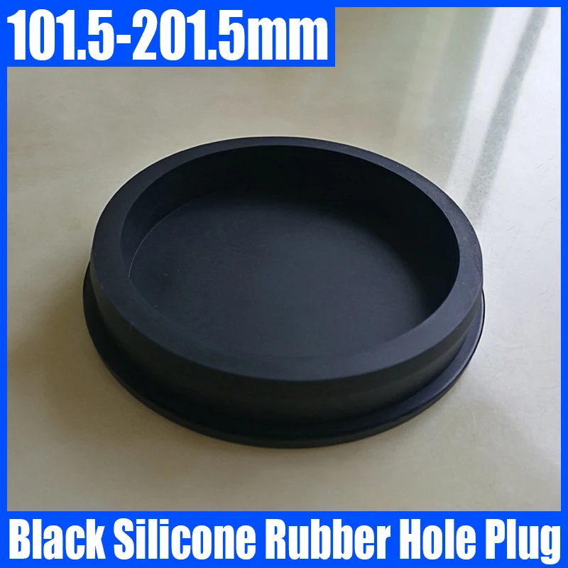 1PCS 101.5mm-201.5mm Silicone Rubber Hole Plug PVC Tube/Water Pipe Plug Rubber Stopper Sealing Plug Snap-on Gasket Seal Stopper