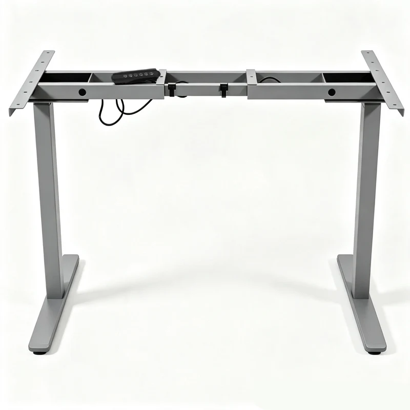 CE ETL RoHs Certified Factory Wholesale Economical Dual Motor Sit To Stand Computer Desk Electric Height Adjustable Desk Frame