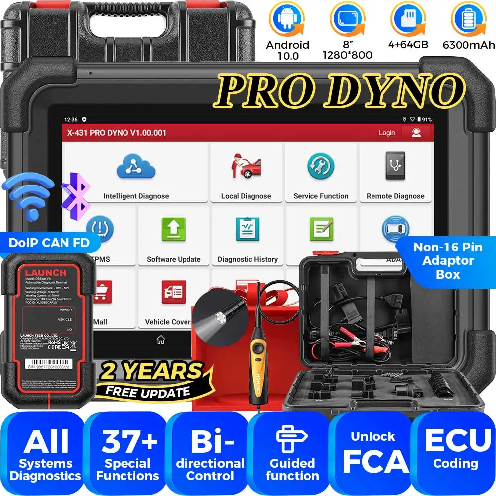 LAUNCH X431 PRO DYNO Car Diagnostic Tools OBD2 Scanner Diagnosis Automotive Car Scanner Auto scanner Diagnostic Tools 