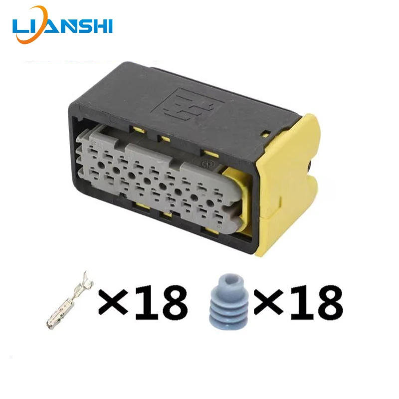 2-1563759-1 2-1564407-1 16Pin 18Pin Automotive Connector For Toyota Honda Headlight Fog Light Cooling Fan Wiring Harness Plug