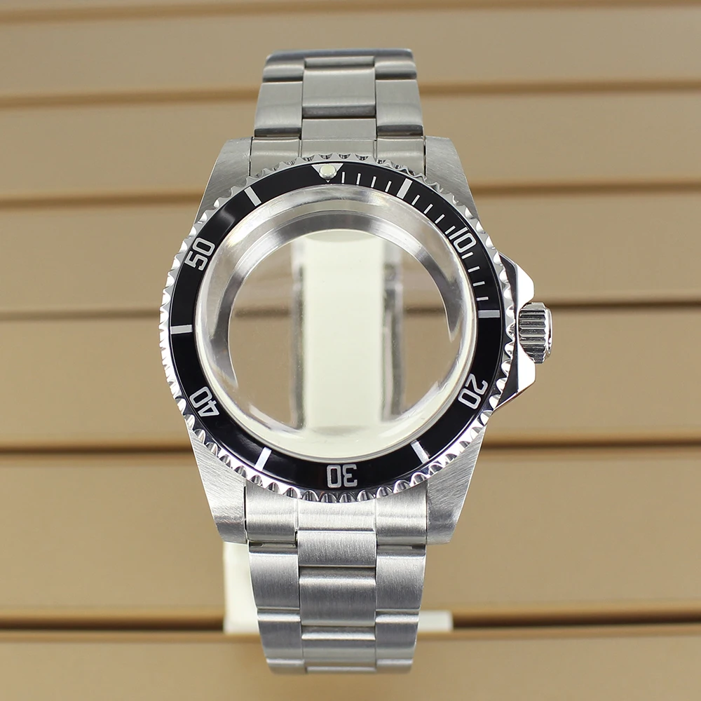 

38mm Men's Vintage Watch Case Dome Acrylic Glass For Retro SUB Seiko NH35 NH36 NH38 NH34 Movt 28.5mm Dial 120clicks Repair Parts