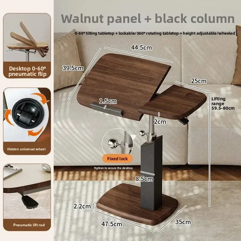 Y-16 removable bedside table lifting computer table simple small desk bedroom home sofa side office study table