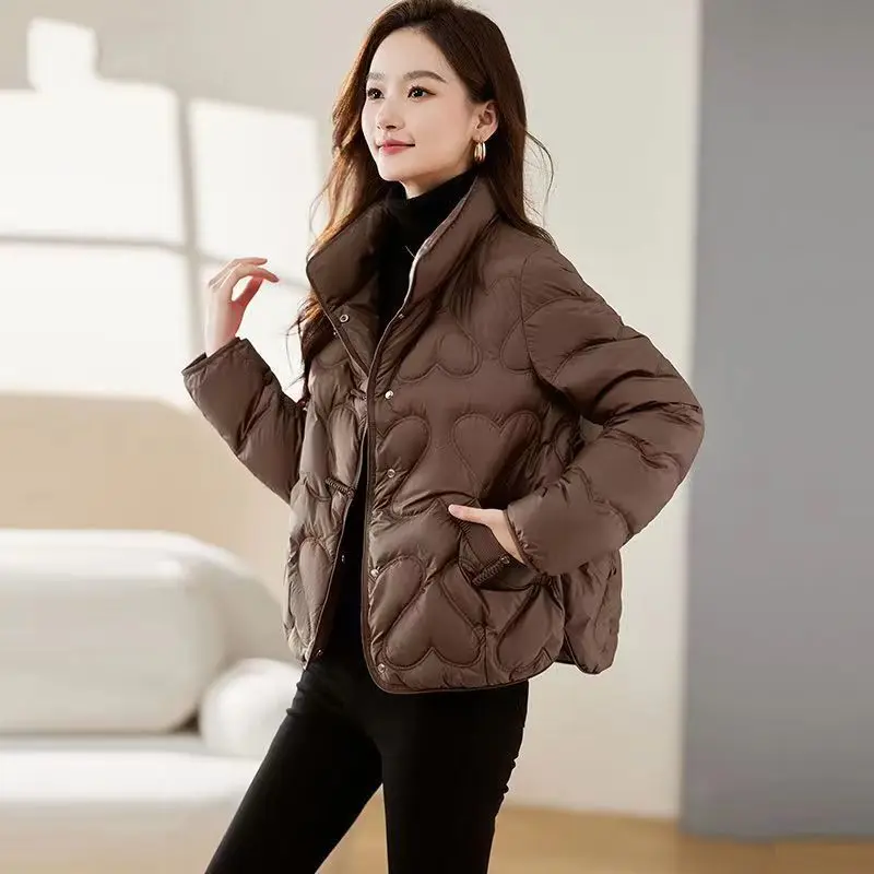

Short down jacket Outerwear Women Autumn and Winter 2025 New Loose Warm down Coat Design Cotton-Padded Coat