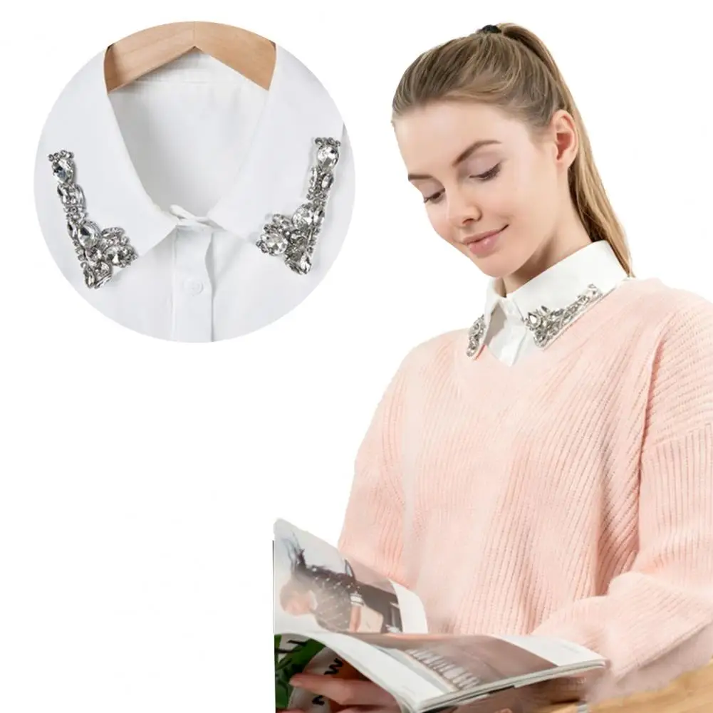 حجر الراين مزين طوق احتفالي أحمر عيد الميلاد تحقق فو طوق مع أحجار الراين تألق المرأة انفصال لقضاء عطلة