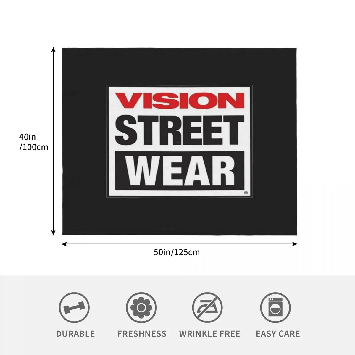 رؤية الشارع ارتداء تي شيرت رؤية ملابس الشارع رمي بطانية الأرائك سرير ناعم البطانيات والرمي البطانيات العلامة التجارية الفاخرة