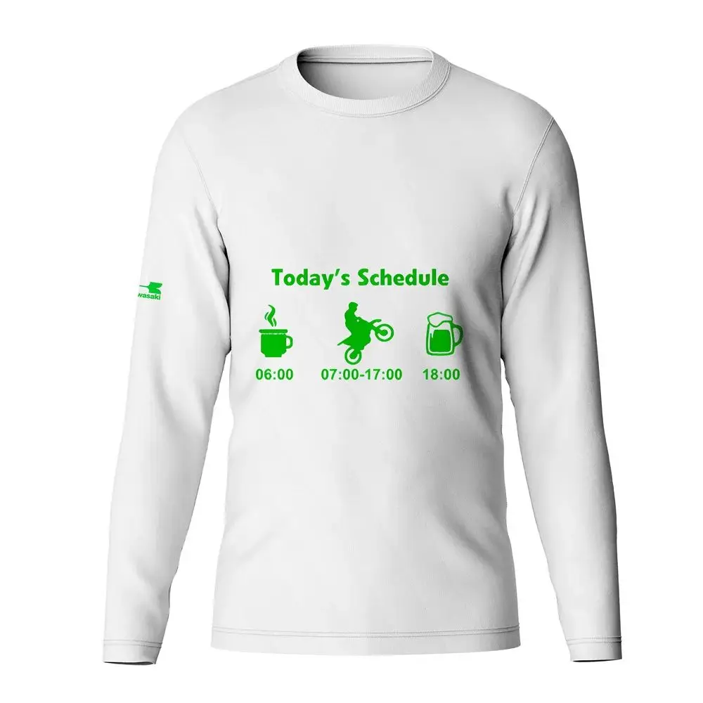 

Kawasaki Themed Hot-Selling Training T-Shirt Gym Running Outdoor Quick-Drying Top Men's Breathable Loose Sports Fitness Clothes