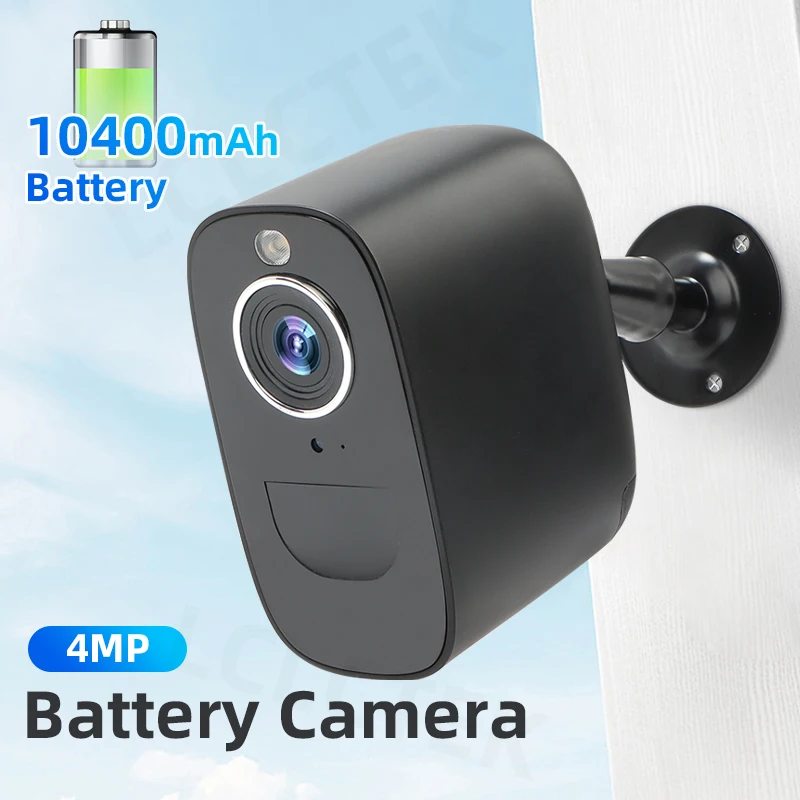 Imagem -03 - Lclctek 4mp 4g Cartão Sim Alimentado por Bateria Câmera ip Spotlight Detecção Pir Interior ao ar Livre Ip66 Cctv Mini Câmera sem Fio