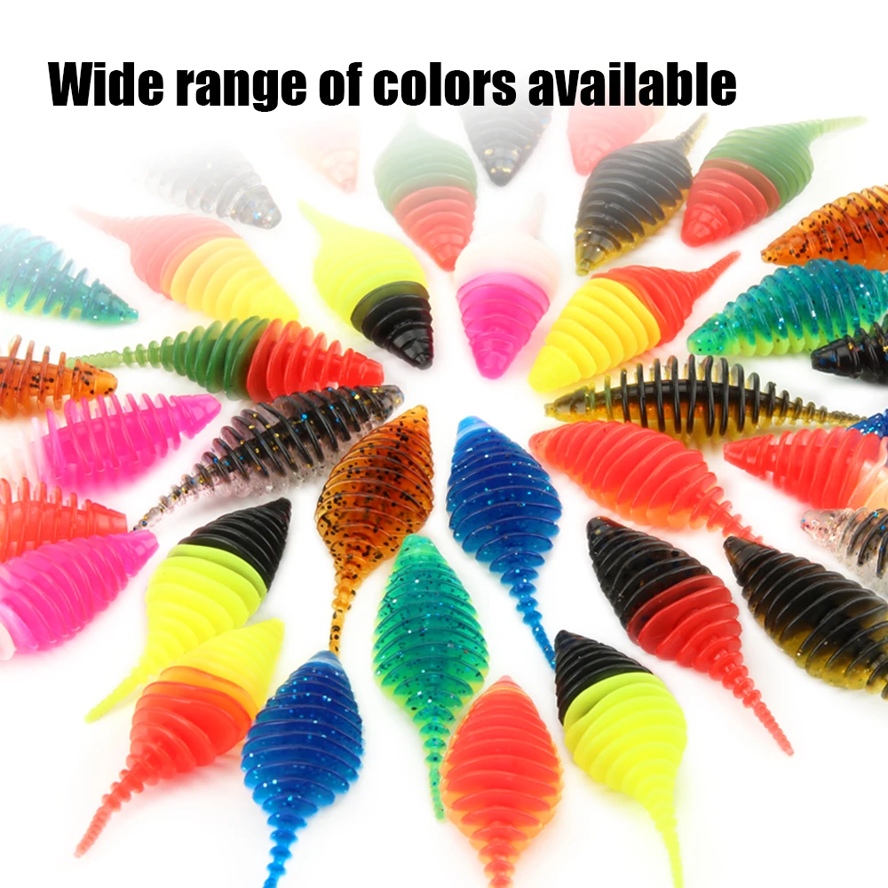 طعوم دودة من السيليكون الناعم ، طُعم صناعي للبايك ، الباس ، سمك السلمون المرقط ، سمك السلمون المرقط ، دودة ، طُعم سباحة ، تلاعب ، 3 ، 5 ، 3 ، خشب 6 ، 10 #4