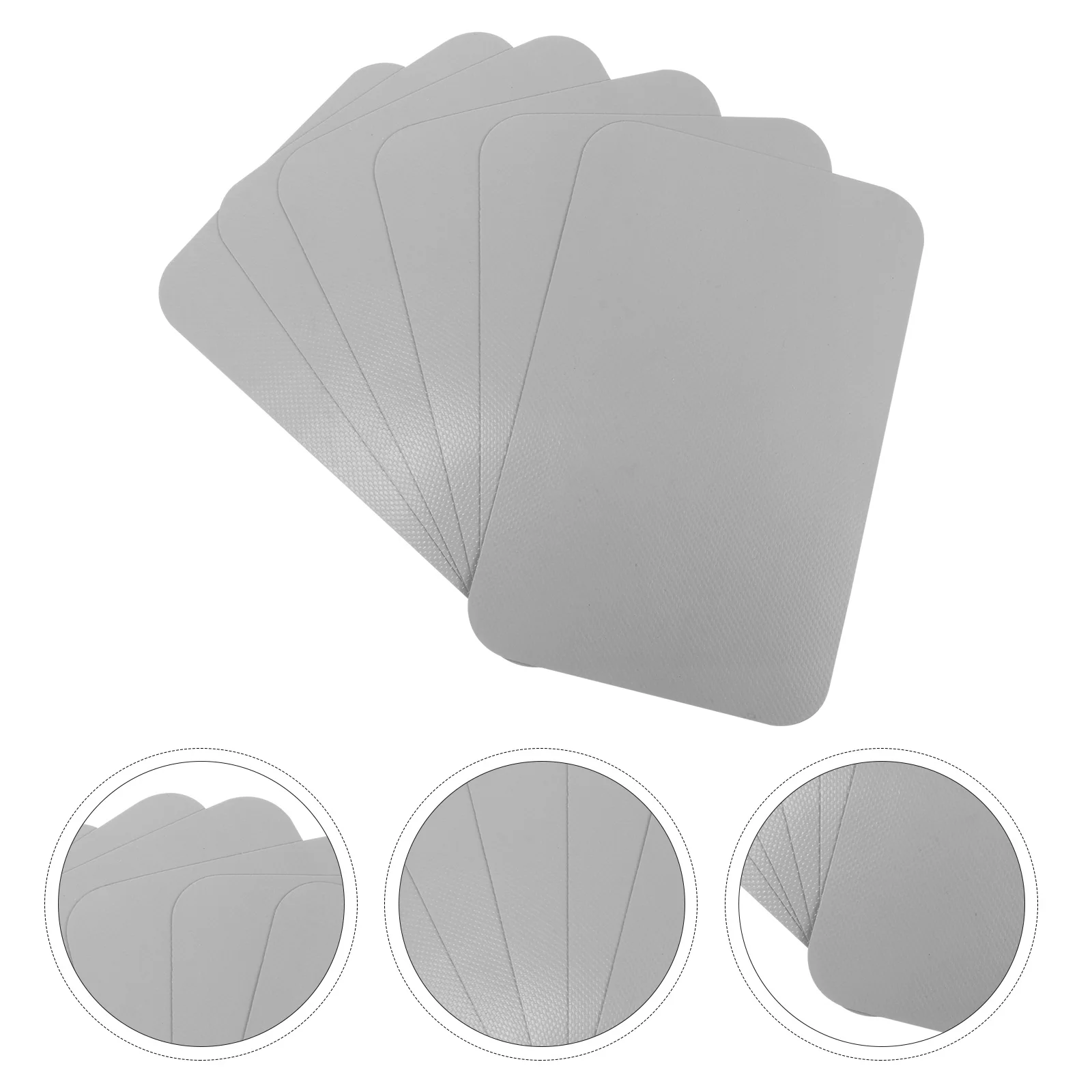 

6pcs PVC Adhesive Repair Patch for Inflatable Boat Waterproof Fix Patch Kit