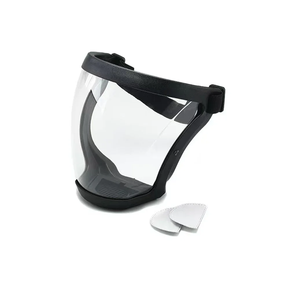 Anti-fog Full Face Protection Mask With Filter Anti Splash Anti Droplet Mask Head Wear Glasses Space Spherical Goggles
