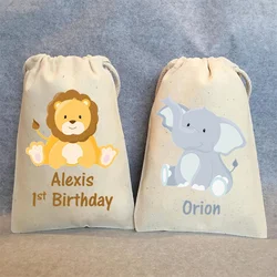 Custom Jungle party, Safari party, Safari party bags, Zoo party, Lion, Zebra, Safari birthday party favor bags,