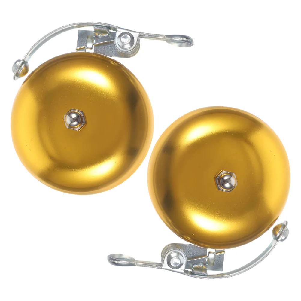 

2pcs Retro Bicycle Aluminum Alloy Mountain Bike Bell Loud Clear Sound Easy Install Compact Lightweight For Road Bike