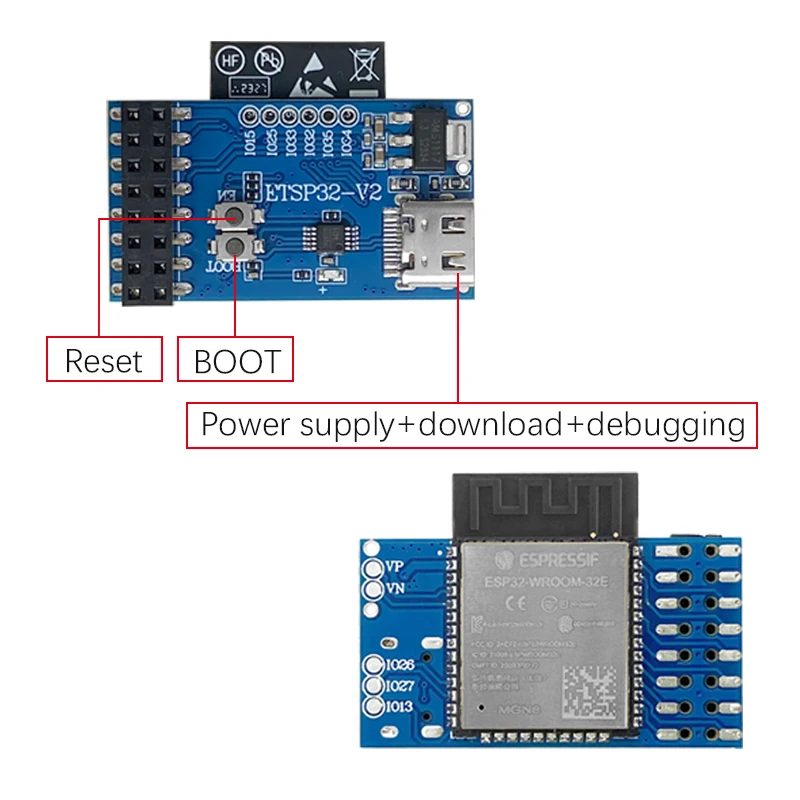 Imagem -03 - Tela Lcd Dispositivo Eletrônico Módulo Inteligente Tela de Exibição Suporta Wifi Bluetooth Tipo-c Power 1.8 Tft Esp32