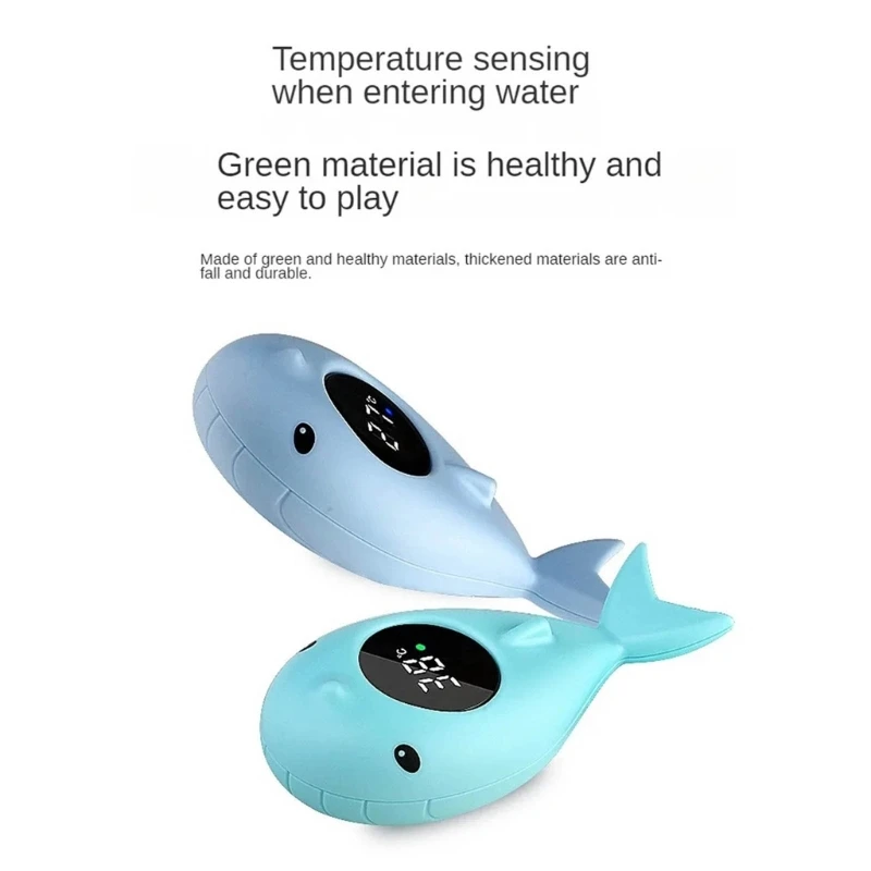 Digital LED Thermometer Water Temperature Meter Safety Bath Toy Floating Toy D5QA