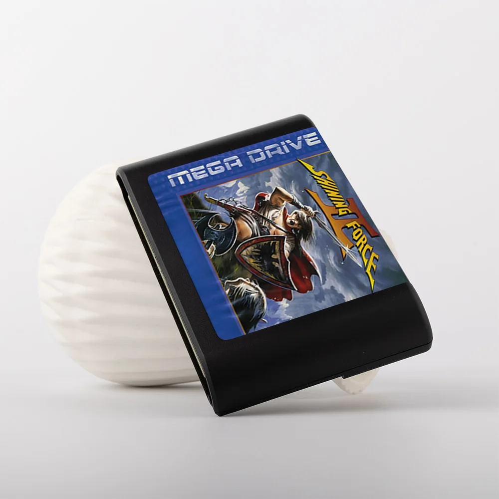 Cartuccia di gioco retrò Shining Force 2 a 16 bit Versione EUR per console per videogiochi Sega Megadrive