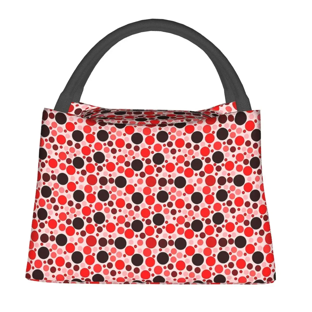 Japanese Artist Yayoi Kusama Lunch Bags Insulated Bento Box Lunch Tote Picnic Bags Cooler Thermal Bag for Woman Kids Office