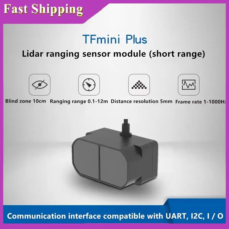 

ABRI-TOF 12M Tfmini Plus Lidar Module For UART IIC I/O, IP65 Water-Resistant Short Distance Sensor