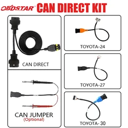 OBDSTAR CAN DIRECT KIT for TOYOTA-27/24 No Disassembly Cable Working with X300 DP PLUS