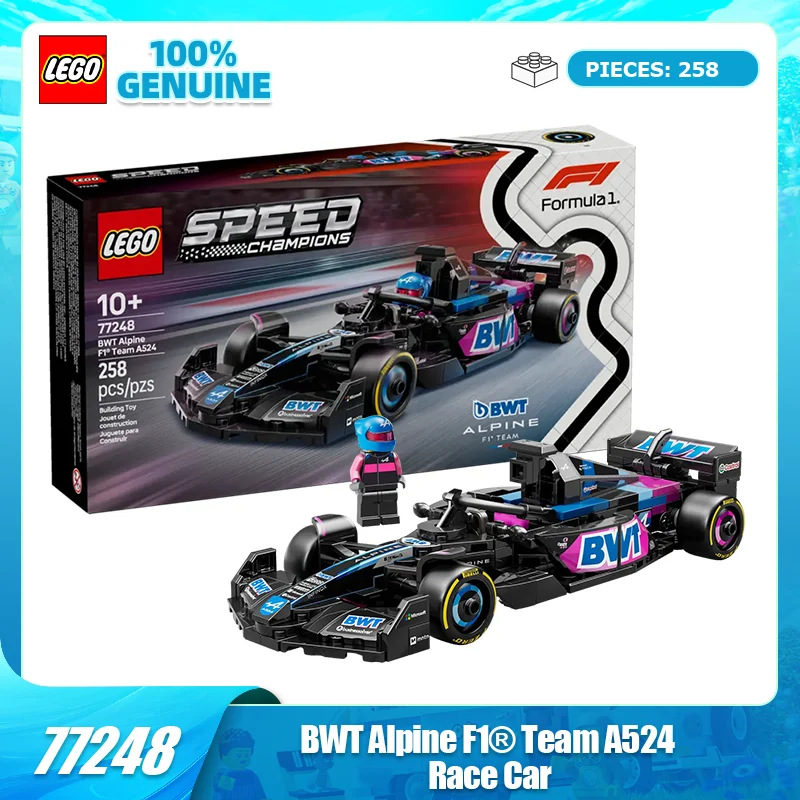 bloques-de-construccion-lego-celebracion-del-dia-de-navidad-77248bwt-equipo-alpine-f1-a524-carreras-juguetes-para-ninos-regalo-de-navidad