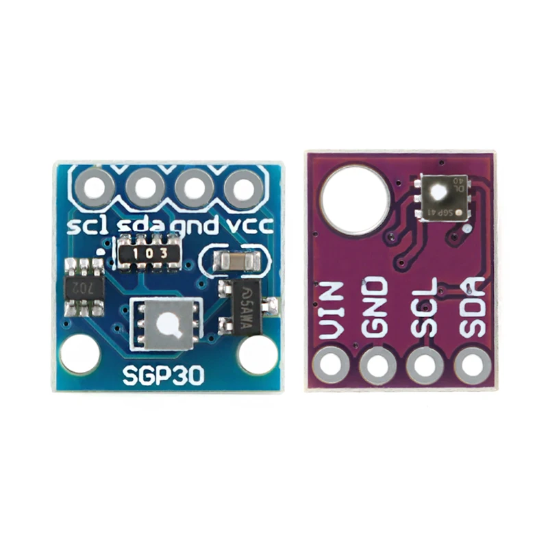 Módulo de sensor de gas SGP30/40/41 Calidad del aire TVOC ECO2 Módulo de medición de dióxido de carbono