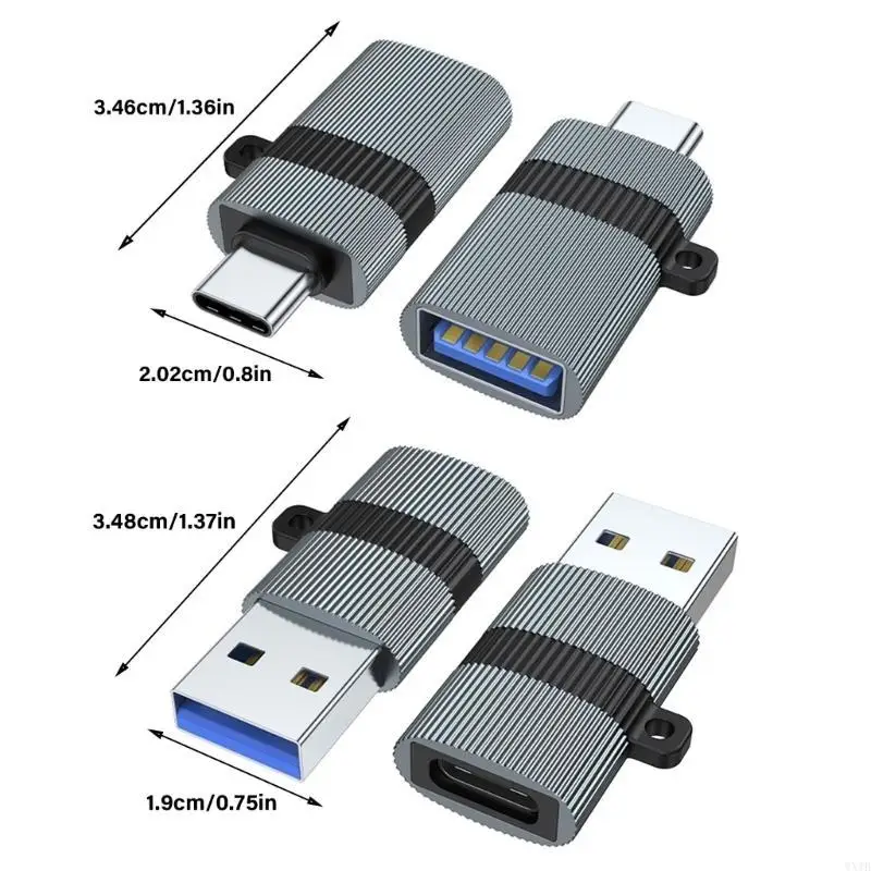 USB Type C đến USB3.0 Bộ sạc C nữ đến USB3.0 Bộ điều hợp bộ sạc 5Gbps nam