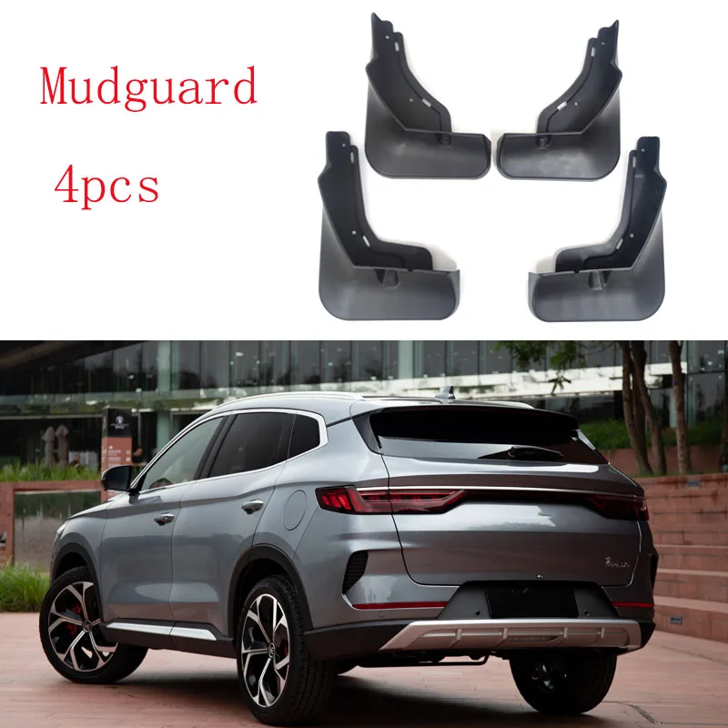 Black plastic fender for BYD Song plus EV DM-i 2020-2022 Fender Splash guard Fender front and rear wheel fender fender