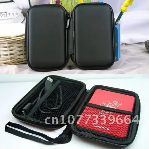 

Portable Hard Disk Drive Shockproof Zipper Cover Bag Case 2.5" HDD Bag Hardcase Black YOC-