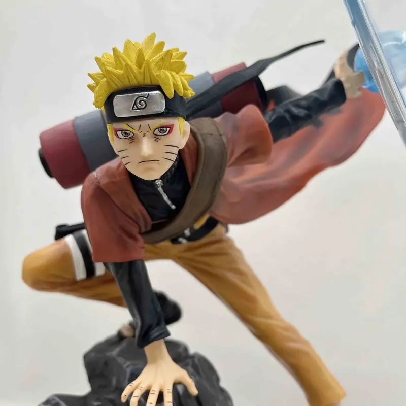 32cm Naruto Figurine Gkup Spiral Pill Naruto Real Person Model Naruto Anime Figurine Decoration Statue Can Be Collected