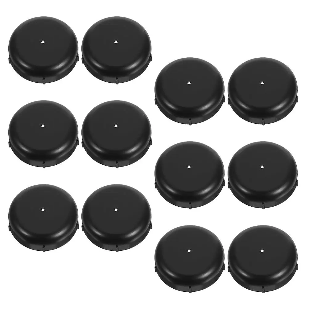 12Pcs Furniture Leg Pads Plastic Sliders for Moving Chairs Tables Stools Floor Protectors Glides for Wood Carpet Hardwood