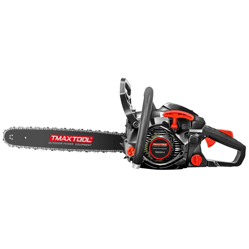 

TMAXTOOL 62cc Powerful 20 inch Gas Chainsaw with 2 Stroke - Perfect for Pruning, Limbing, and Sawmill Operations-black