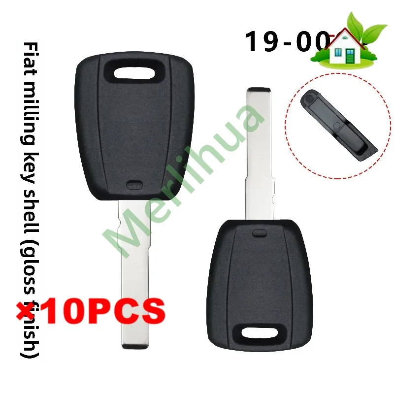 FOR Nanjing Fiat Old Integrated Transponder Key Shell Vertical & External Milling Spare Replacement Empty Key Housing