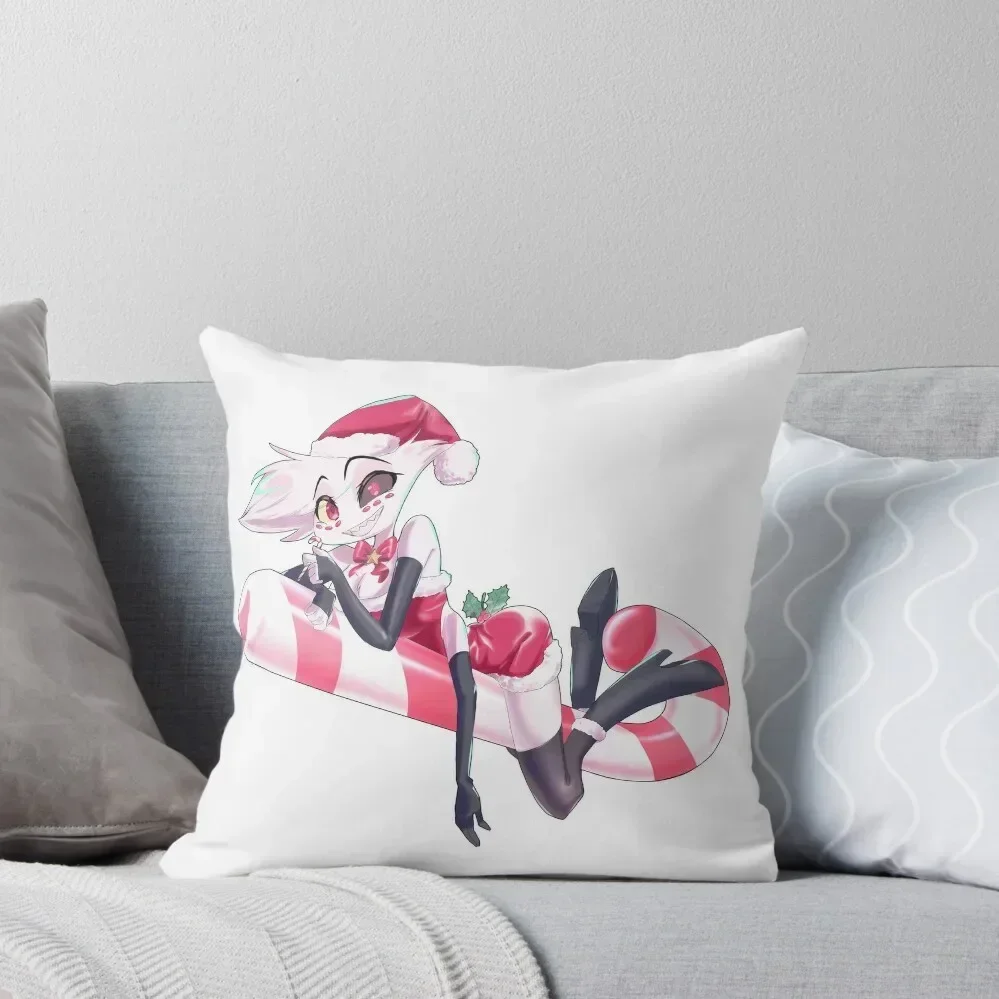 Angel Dust Christmas Outfit Throw Pillow Christmas Pillow Covers Christmas Covers For Cushions pillow