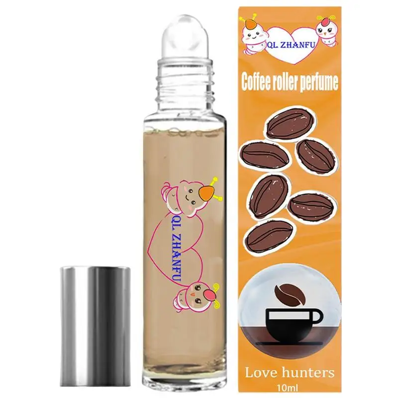 10ml Coffee Pheromones Perfume Pheromones Roll-On Perfume Unisex Lure Perfume Pheromone Oils Intimate Partner Erotic Perfume