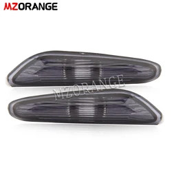 2 pcs Smoked Side Marker Turn Signal Lamp Repeater for BMW E46 E60 E61 X3 E83 Blinker Indicator Fender Lamp car accessories