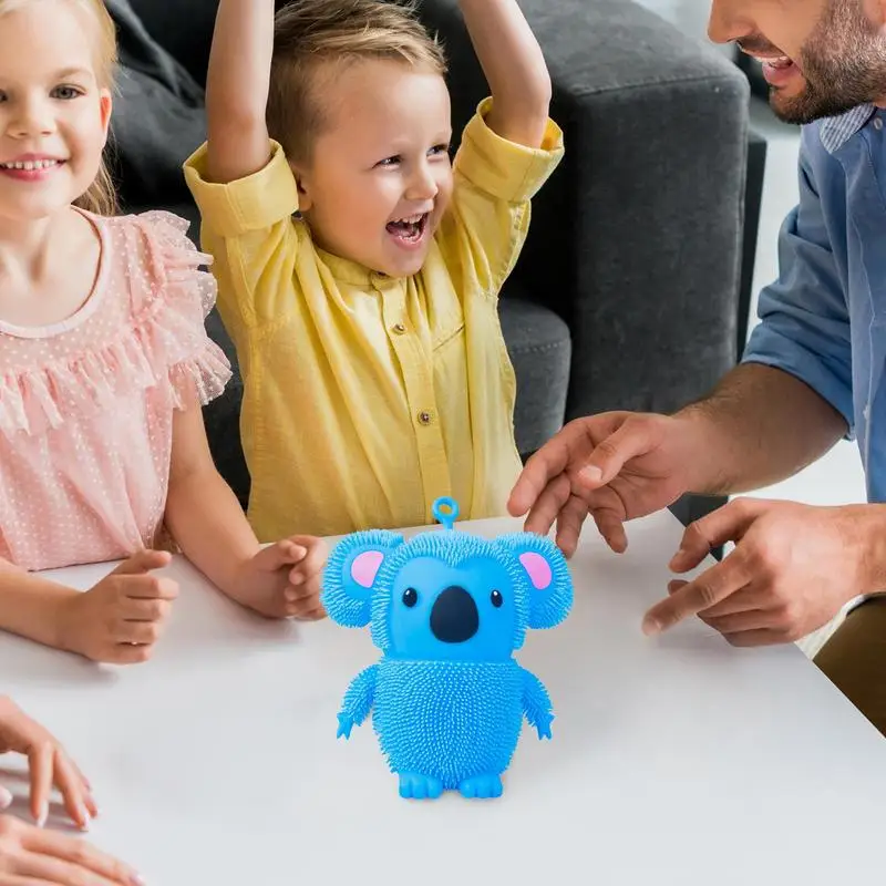 Squeeze Toy Animals Koala Bear Animal Sensory Stretch Fidget Toy Pinch Sensory Toy Light Up Squeeze Toys For Kids