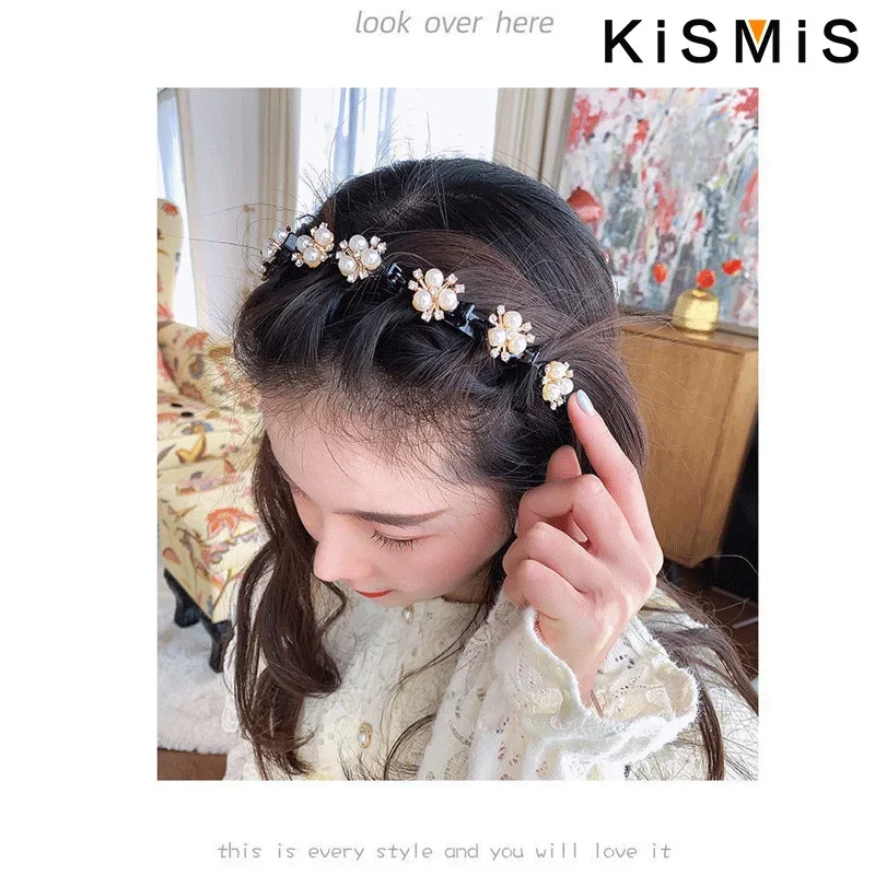 Elegant Anti-Slip Sports Headband for Women Double Bangs Hair Clip Accessories Fashion Hairband