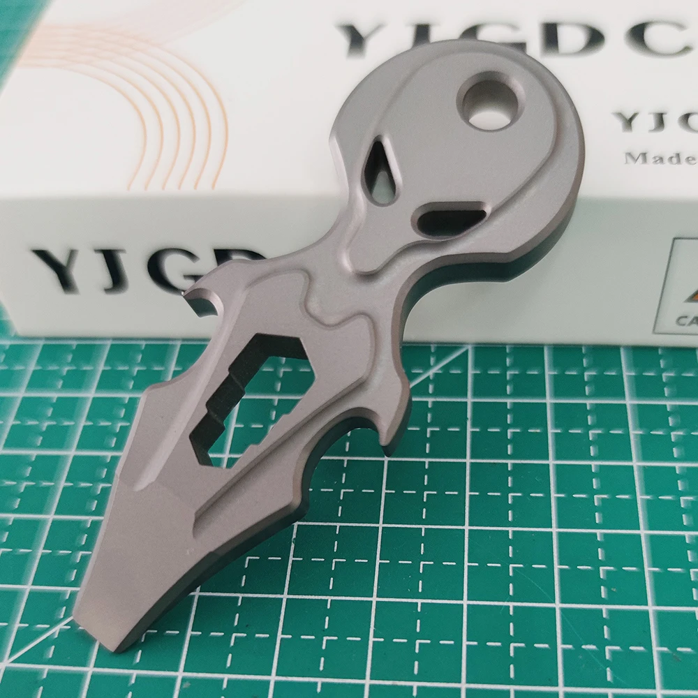 Imagem -03 - Titanium Alloy Wrench Keychain Abridor de Garrafas Self-defense Edc Tool Color Gadget de Entrega m6 m8 M10 8cm Tc4
