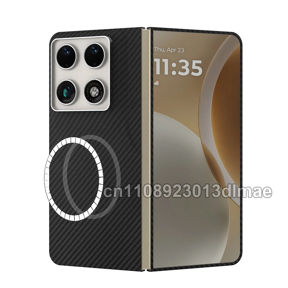 

DIXSG agnetic for motorola razr fold case aramid fiber Carbon Ultra Thin Slim Light slim 2026 Protective cover Shockproof 600d