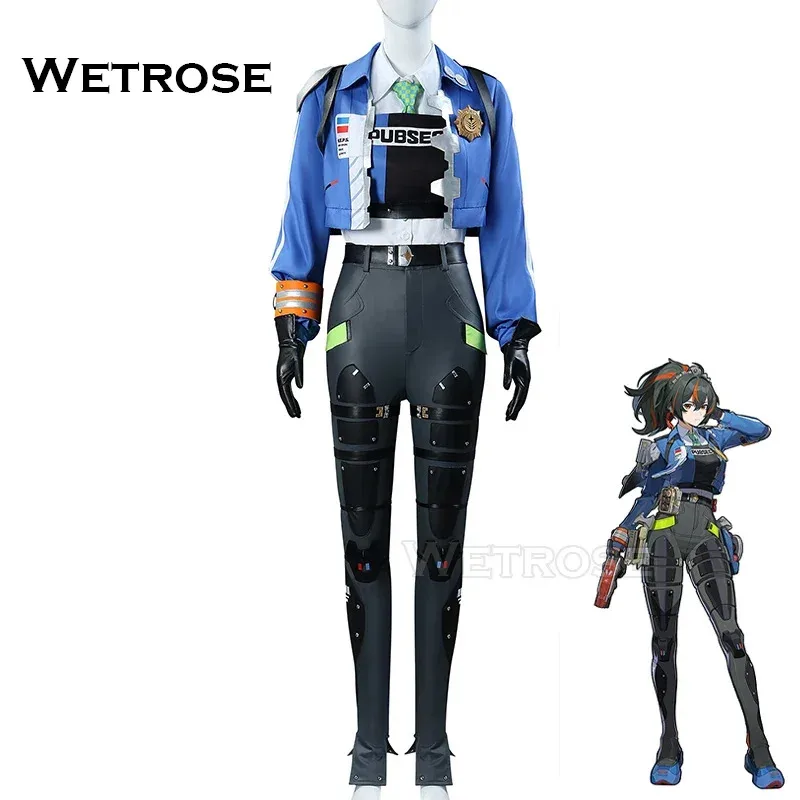 

【Wetrose】In Stock Zhu Yuan Cosplay Costume ZZZ Zenless Zone Zero Zhuyuan Full Set Wig Halloween Xmas