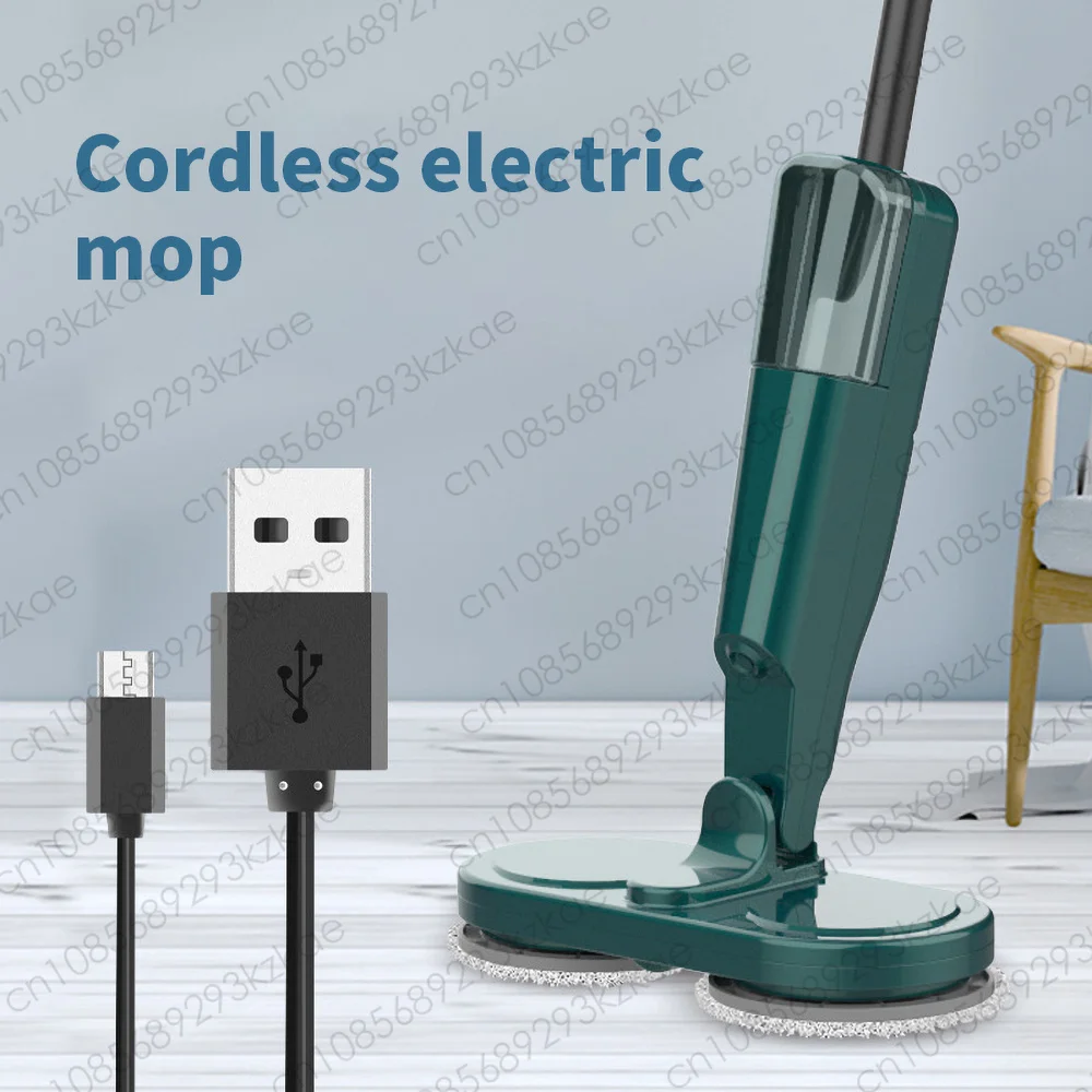 Floor Mop with Sprayer for Cleaning Handheld Wireless Rotary Electric Mop Floor Cleaning Chargeable Home Appliance