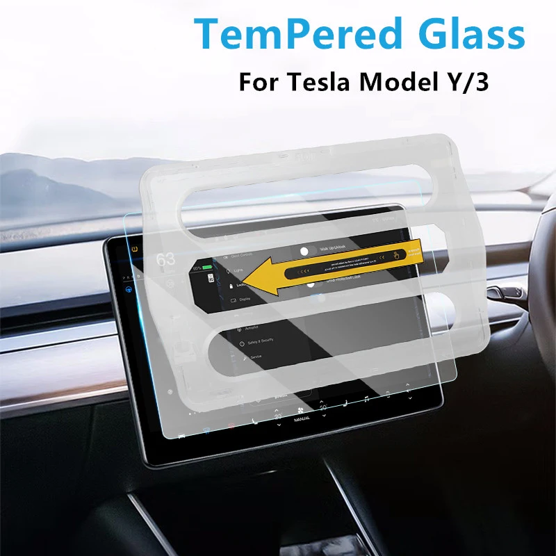 Tesla Model Y/3 Center Console Screen Protector 2